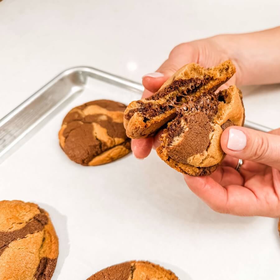 Peanut Butter n' Nutella Swirl